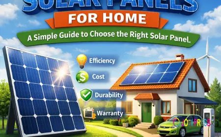Best Solar Panels for Home | Simple Guide to Choose the Right Solar Panel
