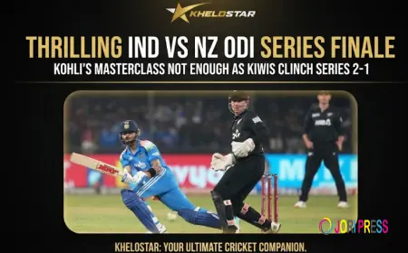 Khelostar: India vs NZ 3rd ODI Resilience Analysis