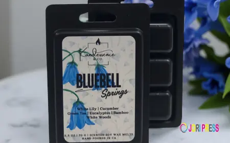Bluebell Springs Wax Melt  Fresh Floral Home Fragrance