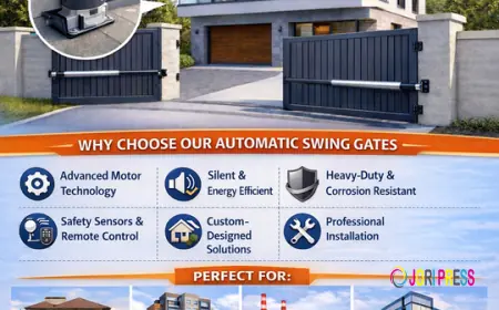 Automatic Swing Gate Solutions in Ahmedabad – Smart, Secure and Modern Access Control