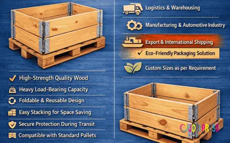 Premium Wooden Pallet Collar Manufacturer and Supplier in Ahmedabad – Shivam Packaging