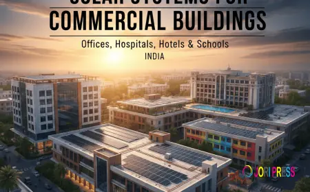 Solar Systems for Commercial Buildings: Offices, Hospitals, Hotels & Schools