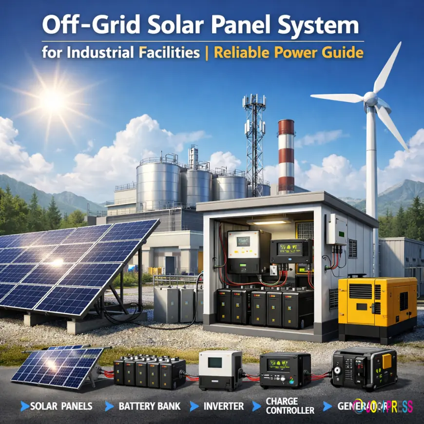 Off-Grid Solar Panel System for Industrial Facilities | Reliable Power Guide