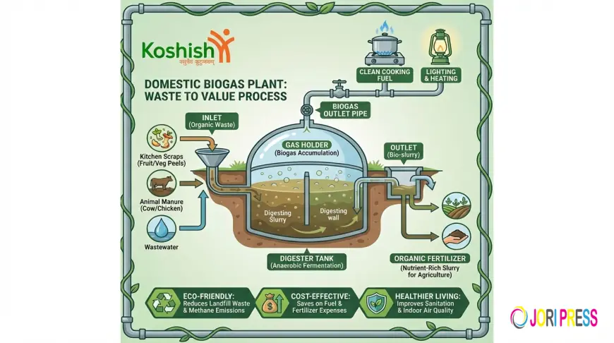 Domestic Biogas Plant: A Sustainable Solution for Clean Energy at Home