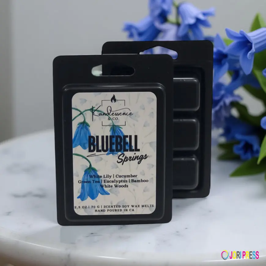 Bluebell Springs Wax Melt  Fresh Floral Home Fragrance