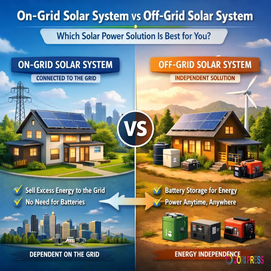 On-Grid vs Off-Grid Solar System: Which Solar Power Solution Is Best?
