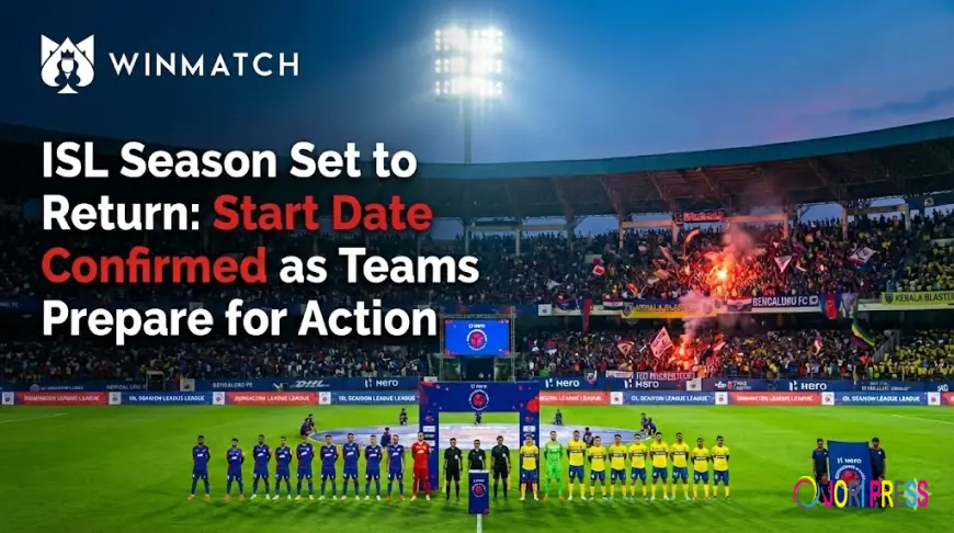 The start date of ISL 2025-26 season and new format are set.