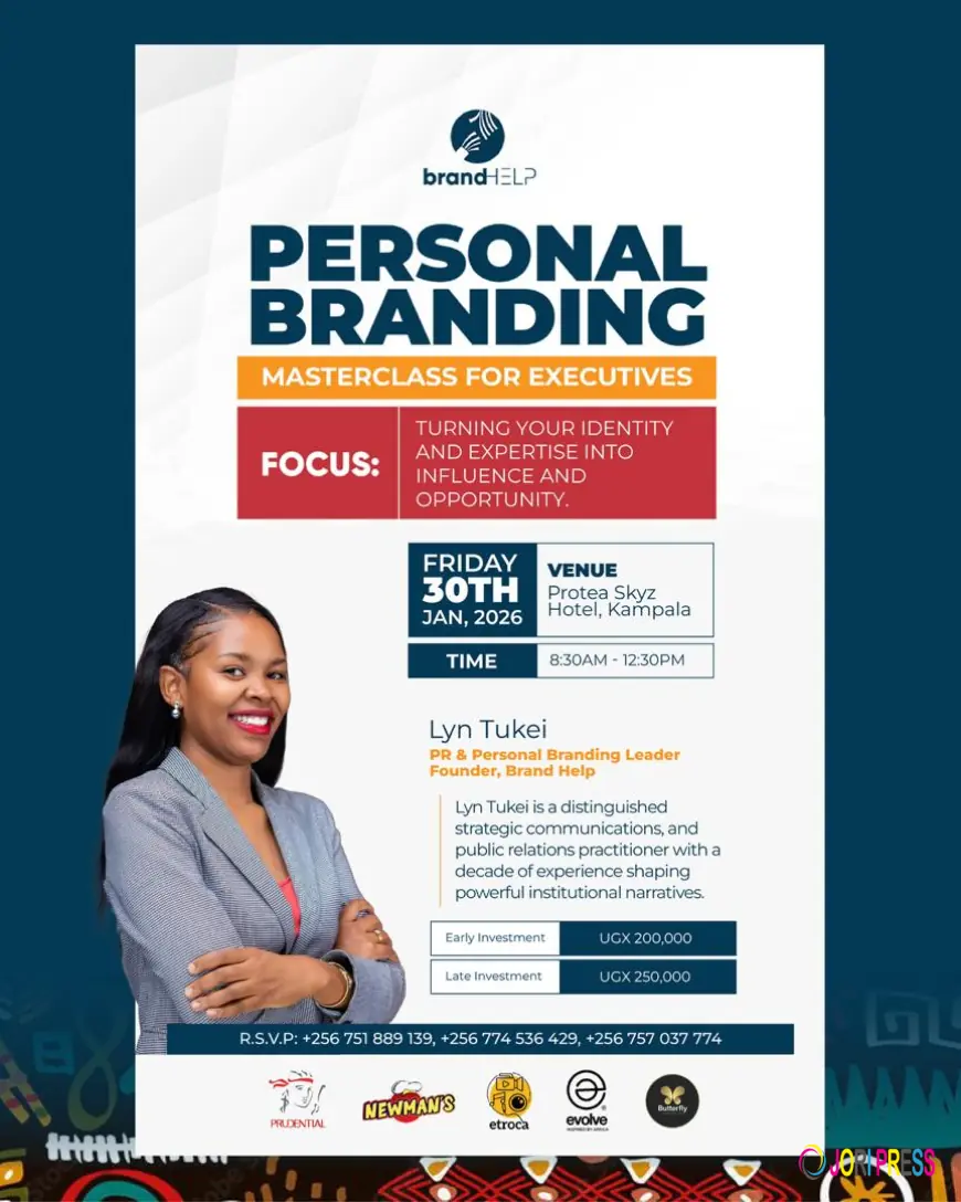 Brand Help Uganda Announces 2nd Edition of Its Personal Branding Masterclass