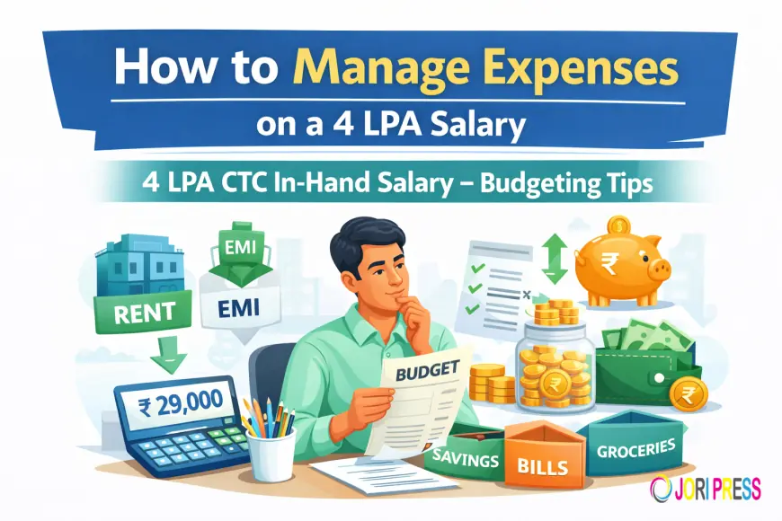 How to Manage Expenses on a 4 LPA Salary