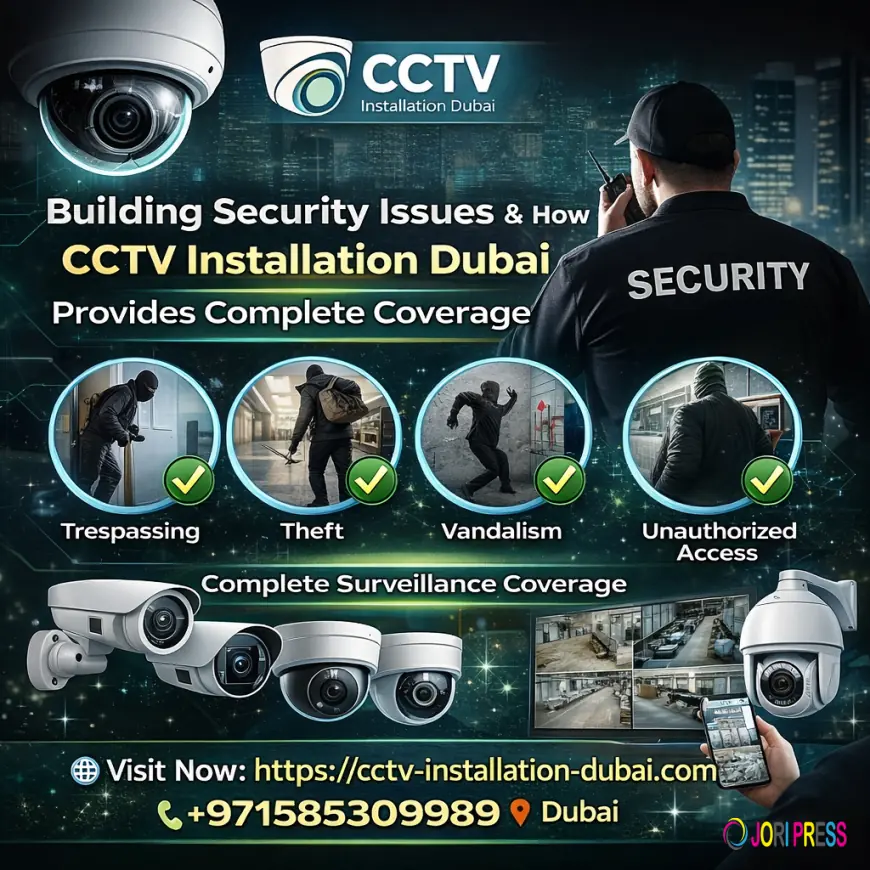 Building Security Issues & How CCTV Installation Dubai Provides Complete Coverage
