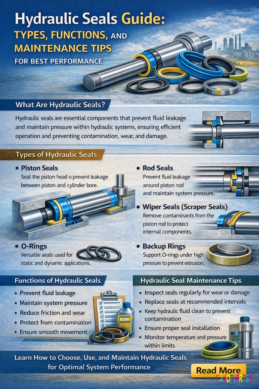 Hydraulic Seals Guide: Types, Functions, and Maintenance Tips