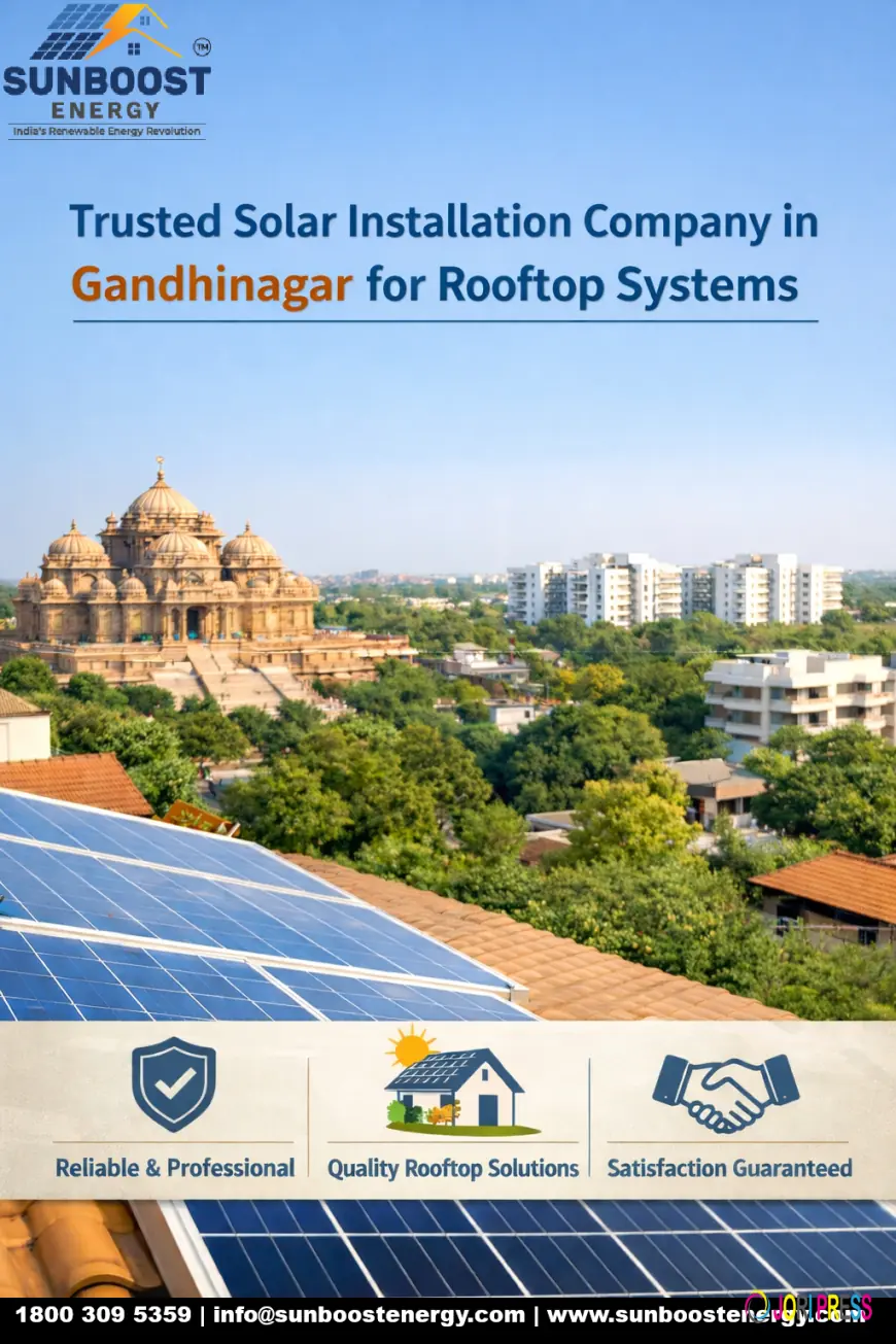 Trusted Solar Installation Company in Gandhinagar for Rooftop Systems