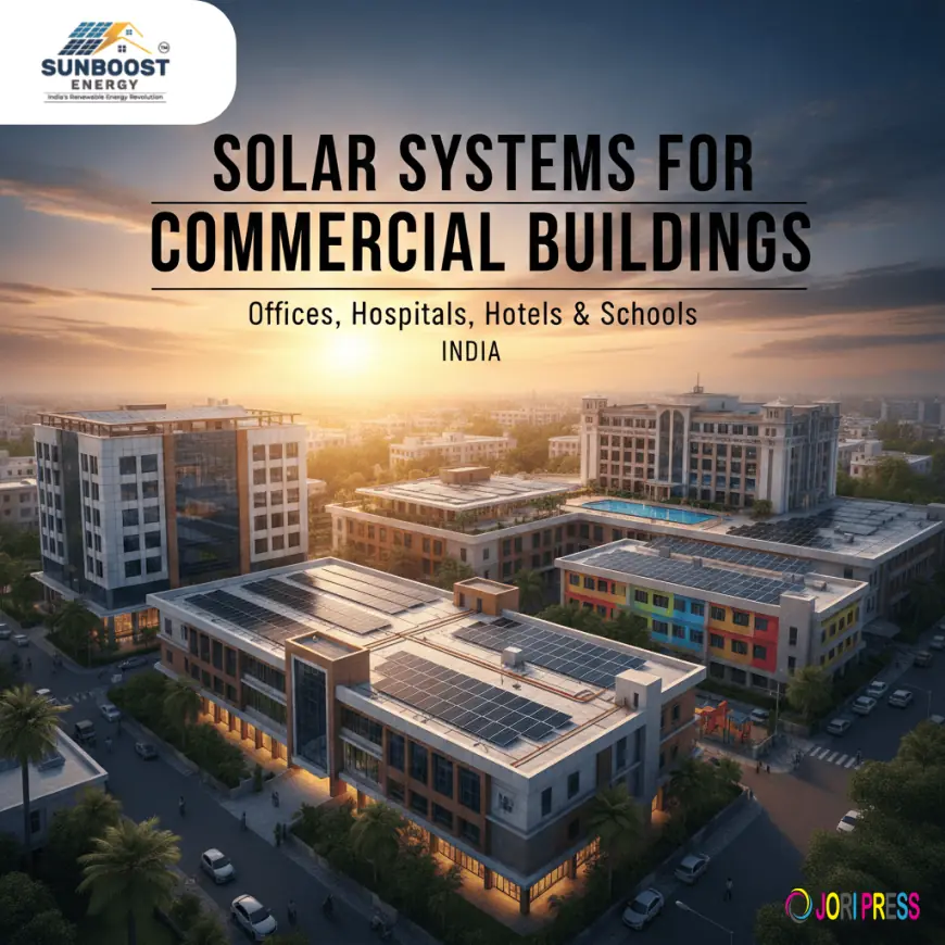 Solar Systems for Commercial Buildings: Offices, Hospitals, Hotels & Schools