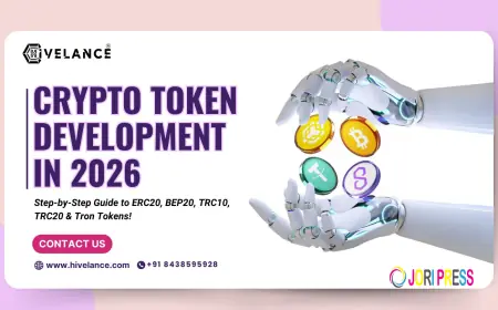 Crypto Token Development in 2026: Step-by-Step Guide to ERC20, BEP20, TRC10, TRC20 & Tron Tokens