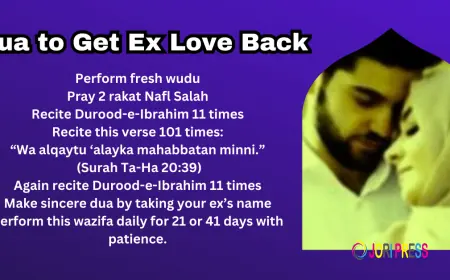 Dua to Get Ex Love Back | Powerful Wazifa for Love Reconciliation