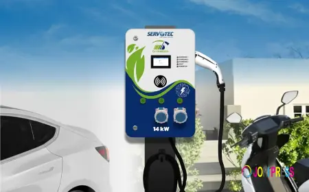 Servotech 14kW Hybrid AC EV Charger