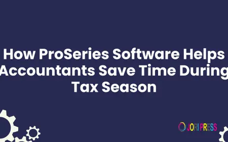 How ProSeries Software Helps Accountants Save Time During Tax Season