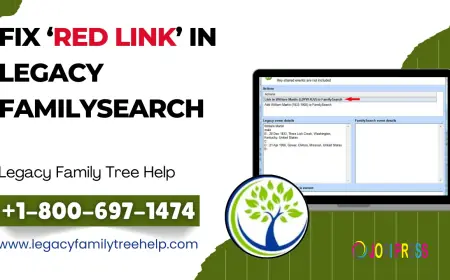 How to Fix the Red Link in Legacy FamilySearch (Easy Step-by-Step Guide)