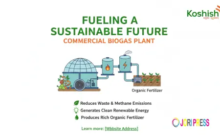 Commercial Biogas Plant in India: Project Cost, Process, Profitability and Government Subsidy