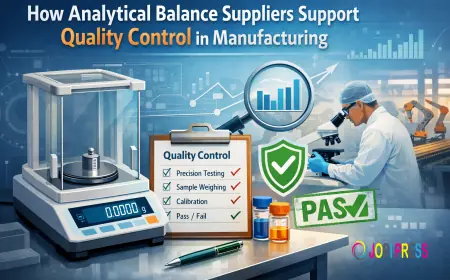 How Analytical Balance Suppliers Support Quality Control in Manufacturing