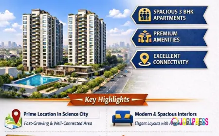 Luxury Premium 3 BHK Flat in Ahmedabad Designed by Shreemad Group