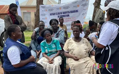 Women in Kigungu landing site benefit from Family Medical Point Valentine’s Day medical support