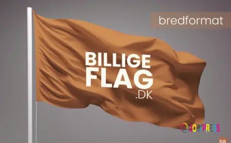 Flag med logo og eget tryk – Design dit eget reklameflag