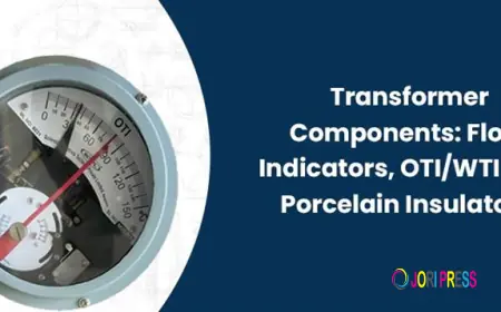 Transformer Components: Flow Indicators, OTI/WTI and Porcelain Insulators