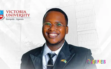 Victoria University elects Isaiah Mugarura as new Guild President.