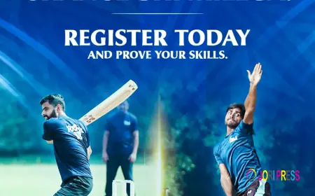 Talent Hai To Chance Bhi Milega - Register For Biggest Tennis Cricket League Now!