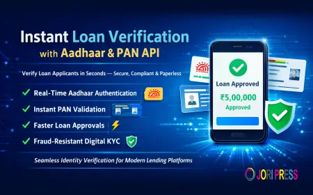 Using Aadhaar & PAN API for Instant Loan Applicant Verification