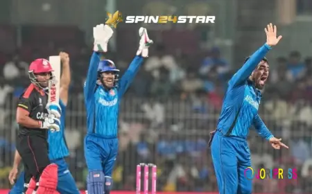 Spin24star: AFG Cruises Past CAN in T20 WC