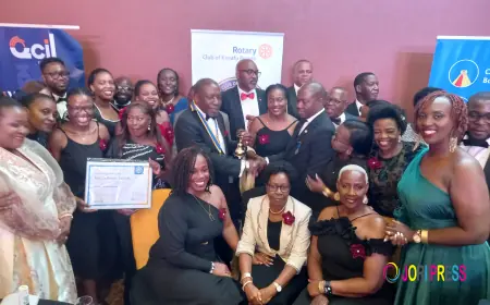 Global Rotary Chief grants Charter to Rotary Club of Kiwafu Breeze