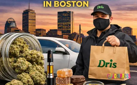 Premium Weed Products Delivery in Boston with Dris