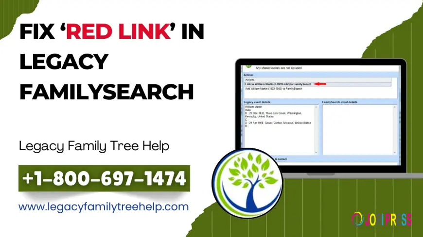 How to Fix the Red Link in Legacy FamilySearch (Easy Step-by-Step Guide)