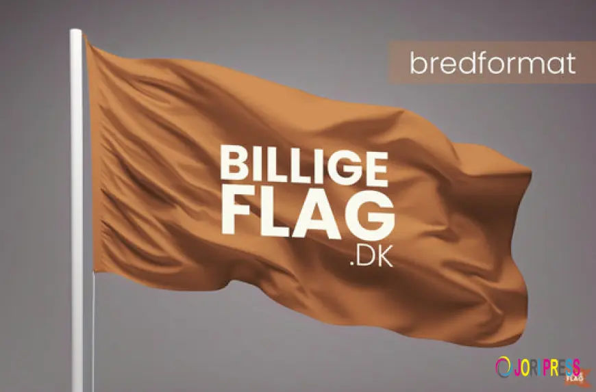Flag med logo og eget tryk – Design dit eget reklameflag