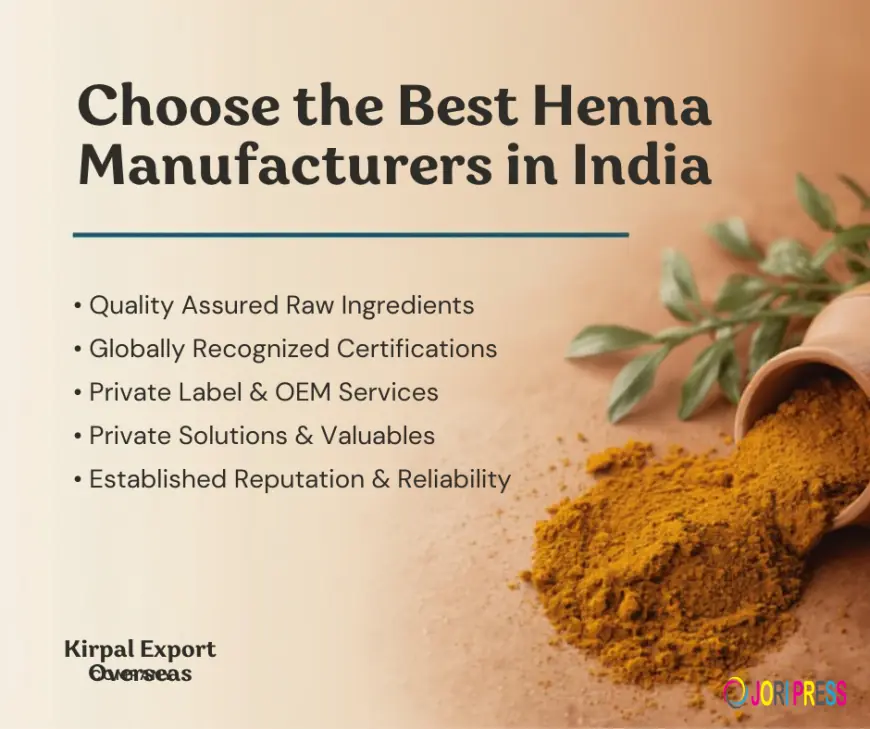 Best Henna Manufacturers in India: USA Buyer’s Guide