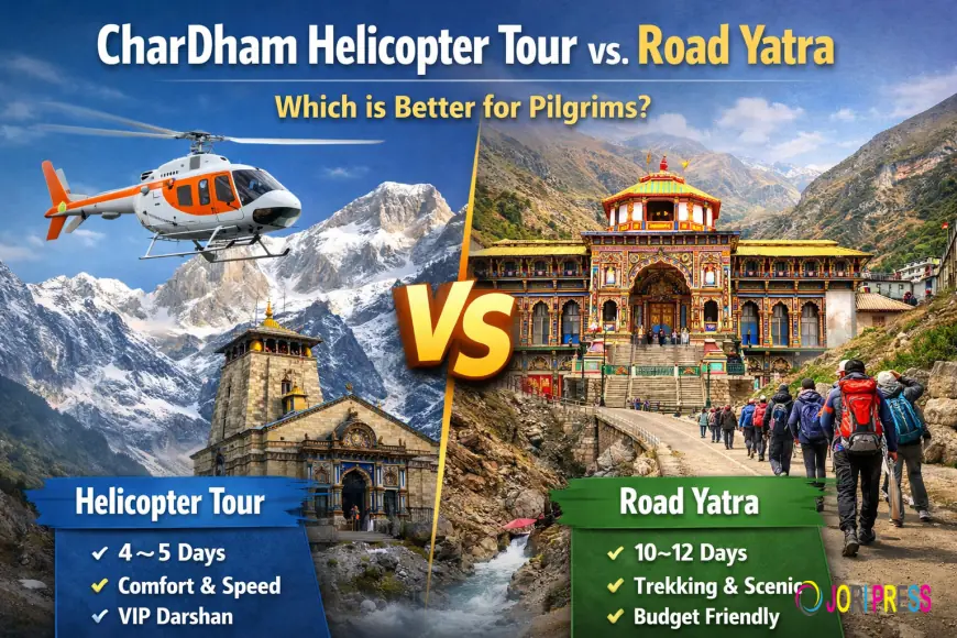 CharDham Helicopter Tour vs Road Yatra – Best Pilgrim Guide