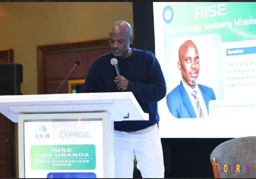 Victoria University VC Muganga delivers inspiring keynote at UDB's Rise for Uganda Forum