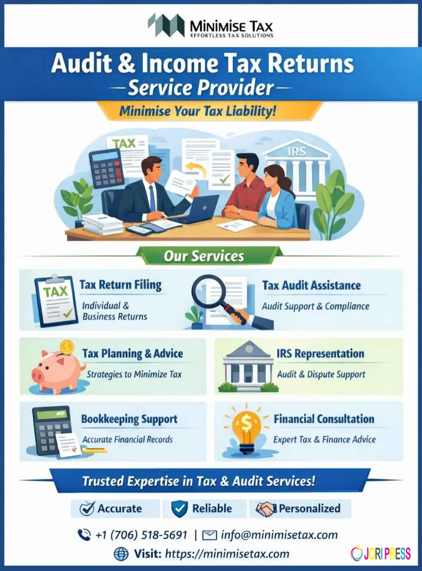 Audit and Income Tax Return Services That Reduce Risk and Maximize Savings in the USA