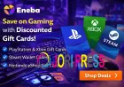 Save on Games with Eneba: Discounted Gift Cards for Gamers