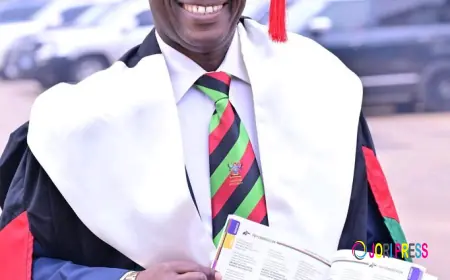 King Ceasor Mulenga awarded Master of Science degree in Marketing at MAK’s 76th Graduation Congregation.