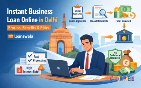 Instant Business Loan Online in Delhi – Process, Benefits & Risks