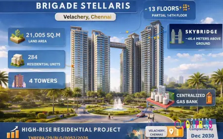 Brigade Stellaris Velachery: Luxury 3 & 4 BHK in Chennai