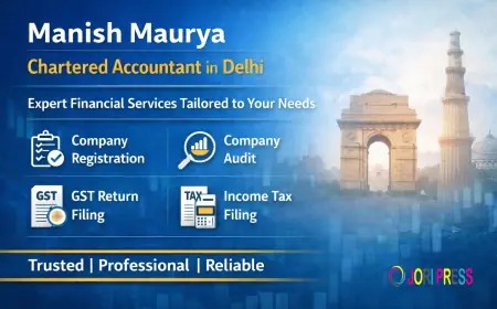 Chartered Accountant in Delhi – Expert Financial Services by Manish Maurya