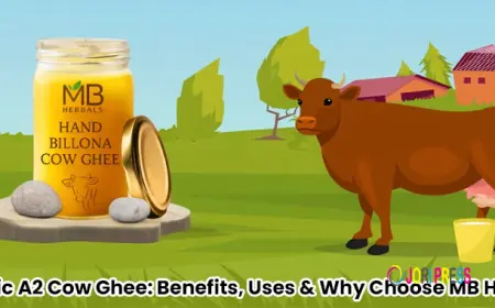 Organic A2 Cow Ghee: Benefits, Uses & Why Choose MB Herbals