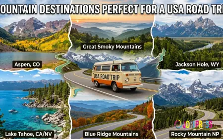 Mountain Destinations Perfect for a USA Road Trip