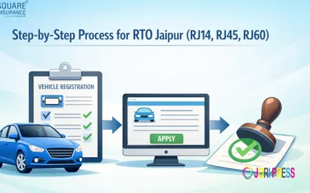 Step-by-Step Process for RTO Jaipur (RJ14, RJ45, RJ60)