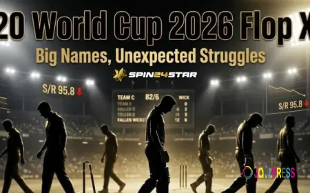 T20 World Cup 2026 Flop XI | Spin24star