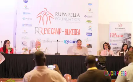 Speaker Anita Among, Ruparelia Foundation launches RR Eye Camp set to benefit thousands in Bukedea.